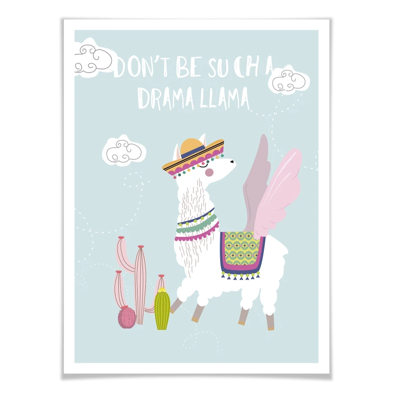 Poster Don´t-be-such-a-Dramallama 