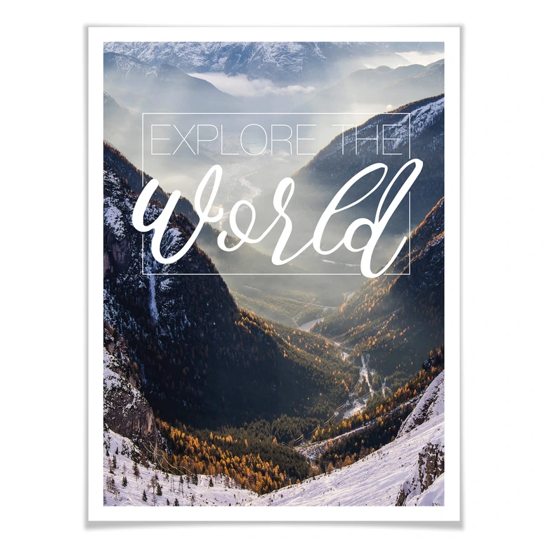 Plakat - Poznaj świat 