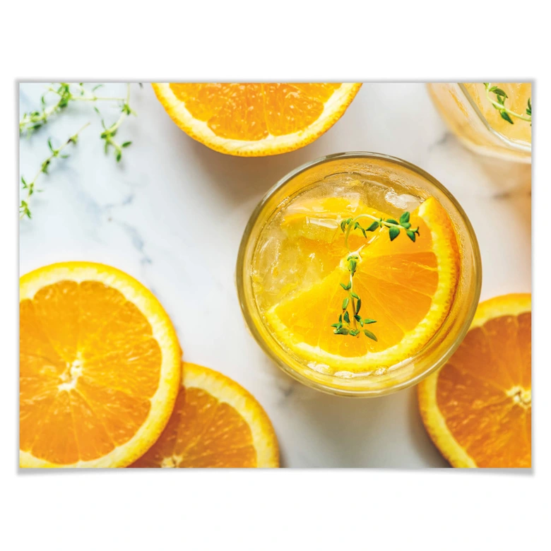 Poster Frische Orange 