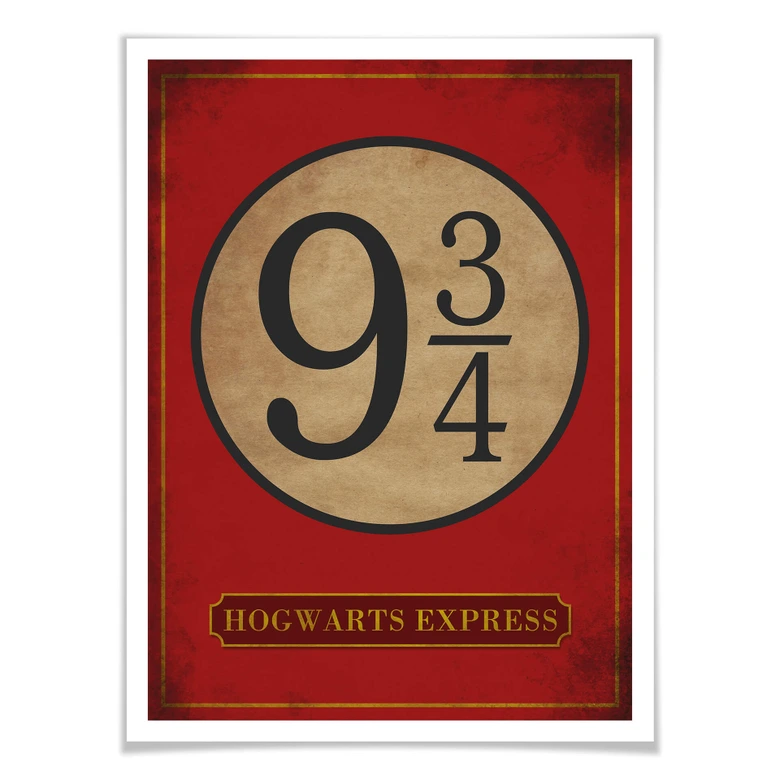 Affiche Hogwarts Express 