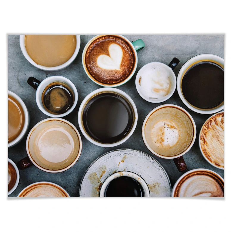 Poster kaffevariationer 