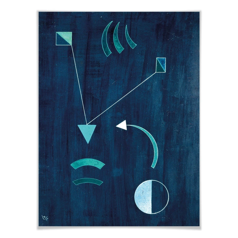 Poster Kandinsky - Dahin 
