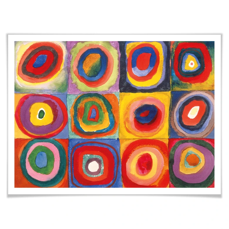 Poster Kandinsky – Colour Study 