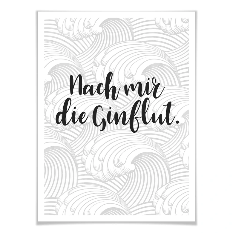 Poster - Nach mir die Ginflut 