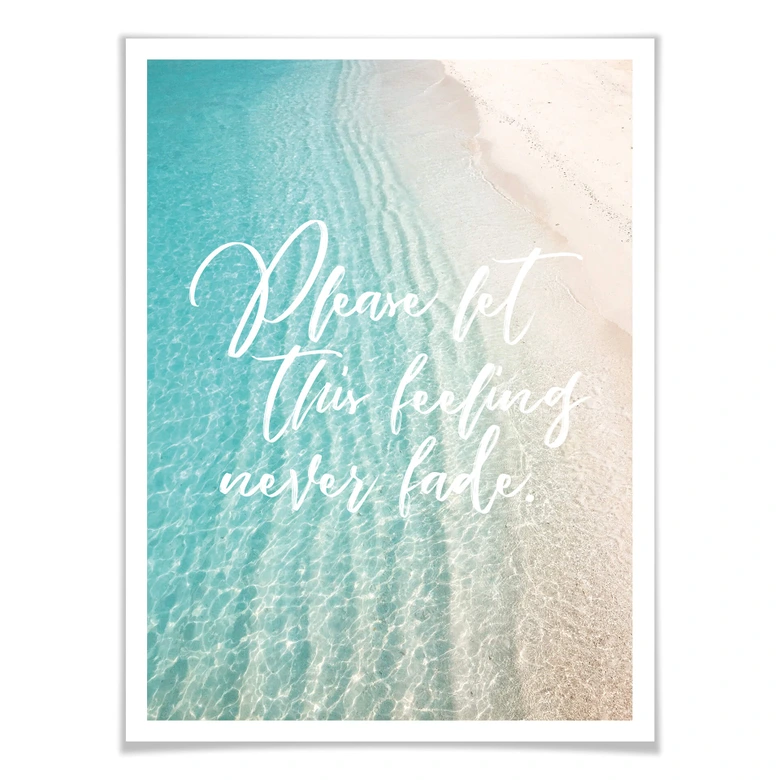 Poster - Please let this feeling never fade 