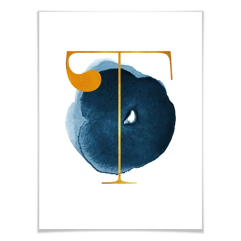 Poster – Een Gouden letter T 