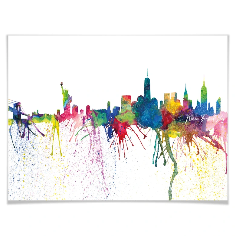 Poster Bleichner - New York skyline 