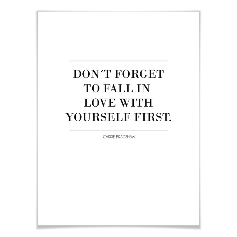 Poster Don´t forget to fall in love 