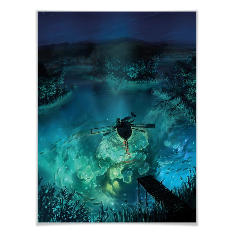 Poster aerroscape - Unterwasser Galaxie 