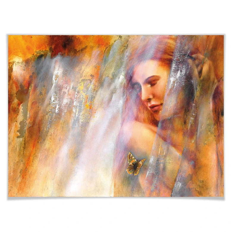 Poster Schmucker - Laura med fjäril 