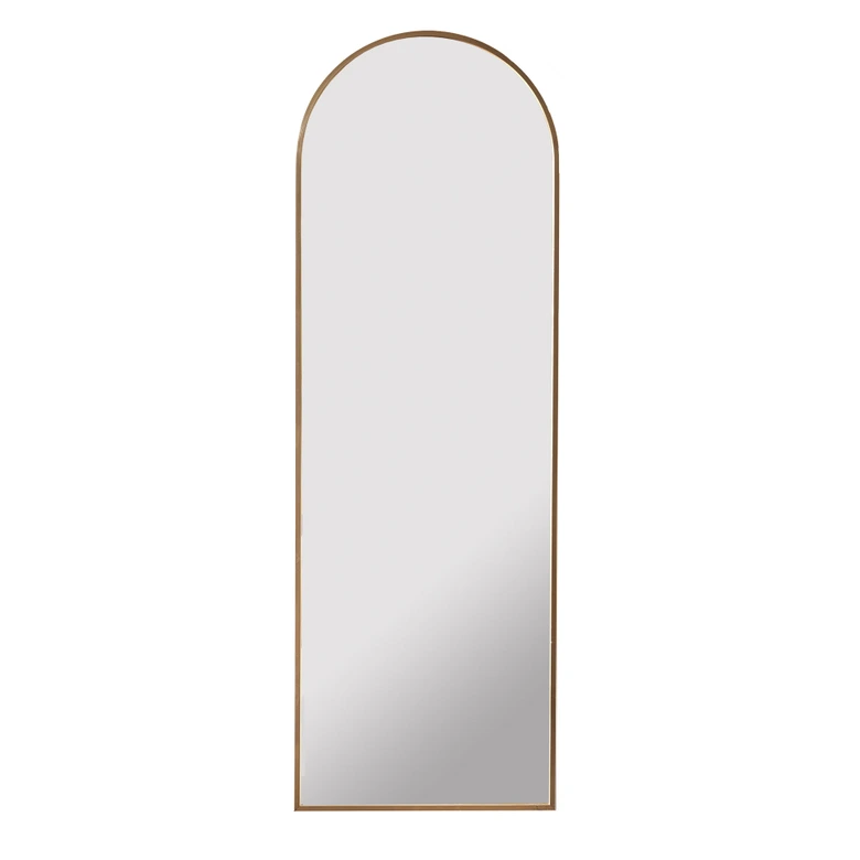 Wandspiegel gold gebogen - Glasgow - 30x90 cm 