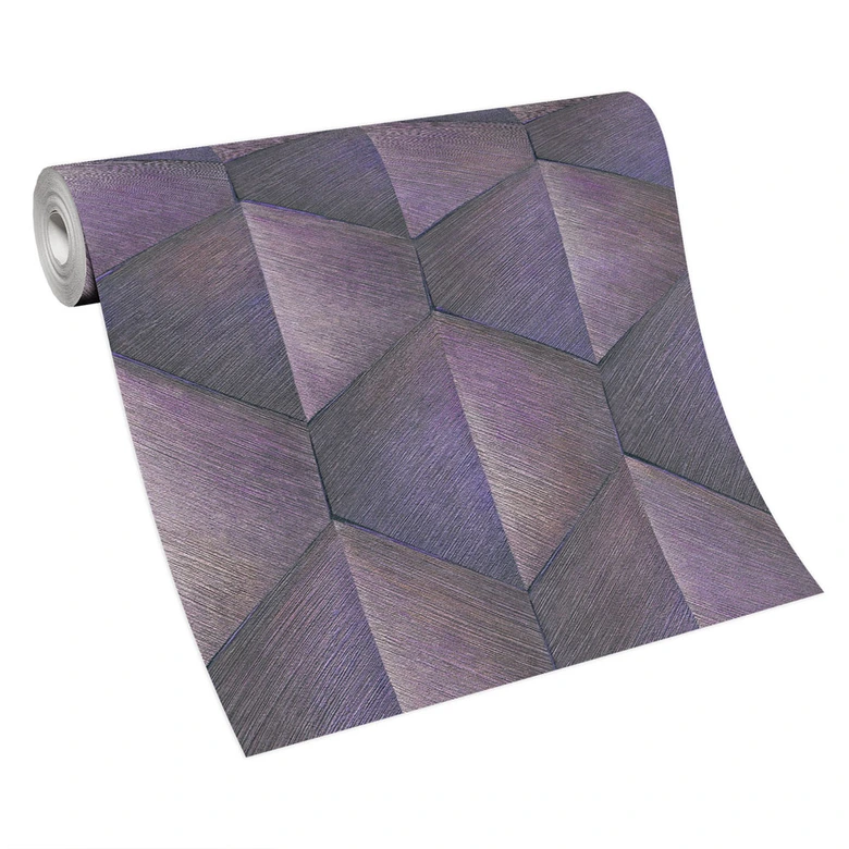 Papier peint 3D, papier peint à motifs Fashion for Walls 4 de Guido Maria Kretschmer violet 