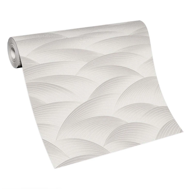 Wellentapete, Mustertapete Fashion for Walls 4 von Guido Maria Kretschmer beige 