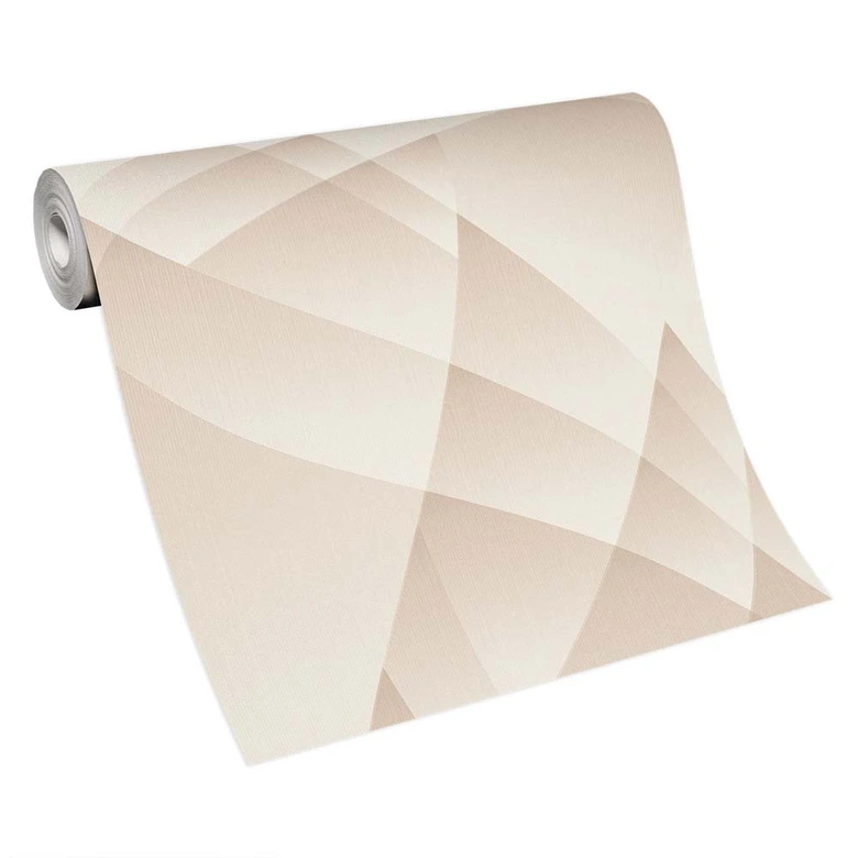 3D Tapete, geometrische Tapete Fashion for Walls 4 von Guido Maria Kretschmer beige 
