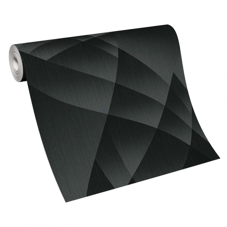 3D Tapete, geometrische Tapete Fashion for Walls 4 von Guido Maria Kretschmer schwarz 