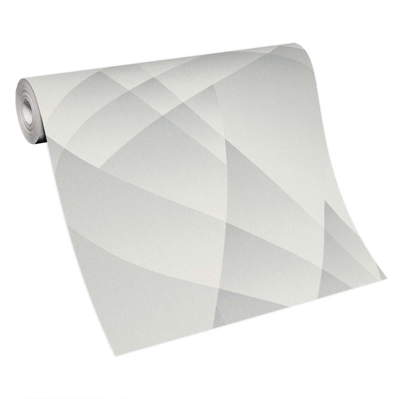 3D wallpaper, geometric wallcovering Fashion for Walls 4 by Guido Maria Kretschmer grey 