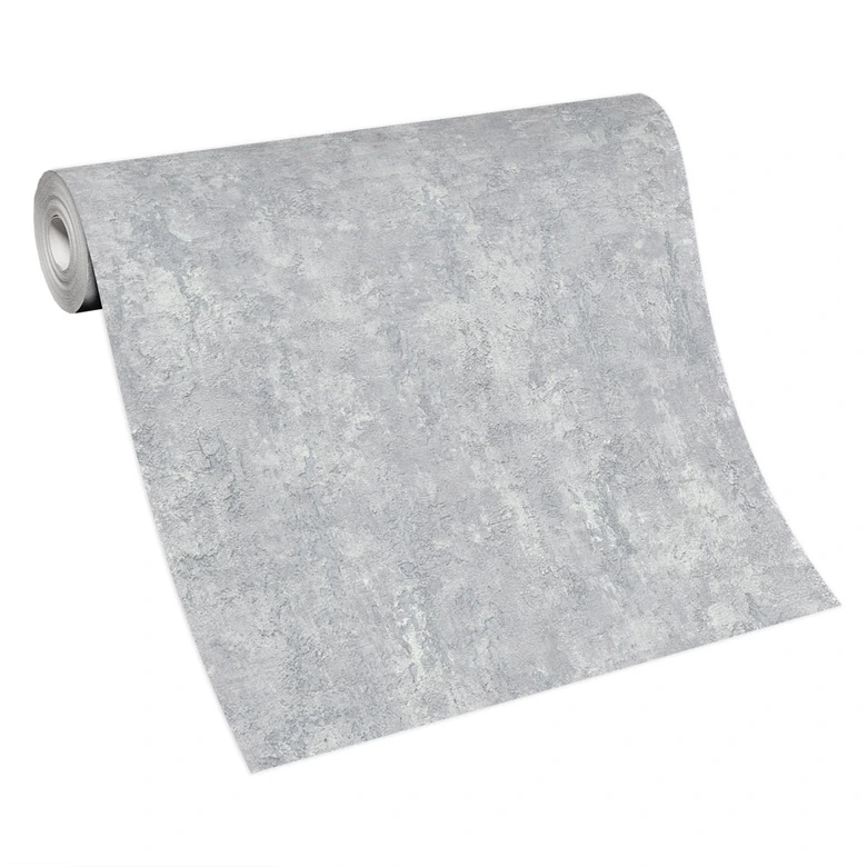 Metalloptiktapete, Metallictapete Fashion for Walls 4 von Guido Maria Kretschmer grau 