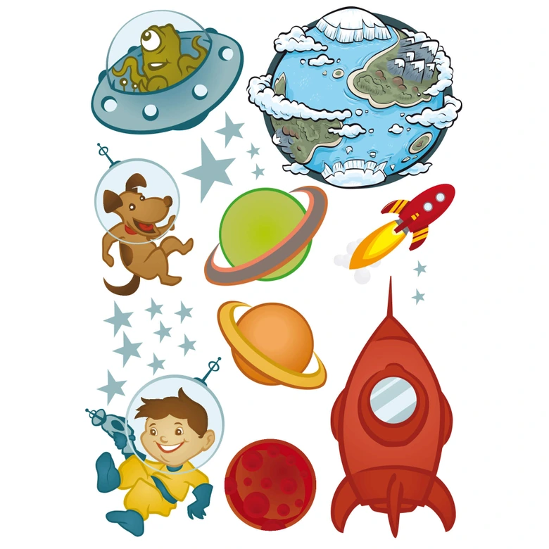 Sticker mural - Set Espace 