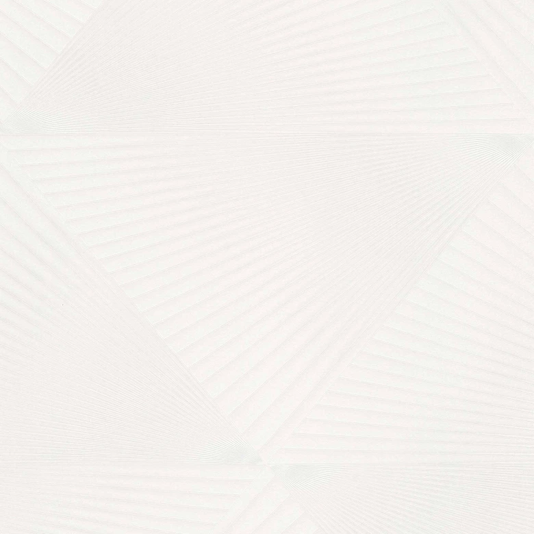 Papel pintado no tejido con Muestras gráficas y efecto metálico en blanco 