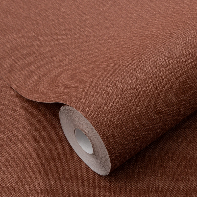 Vliestapete WOVEN Elle Decoration 4, terrakotta 