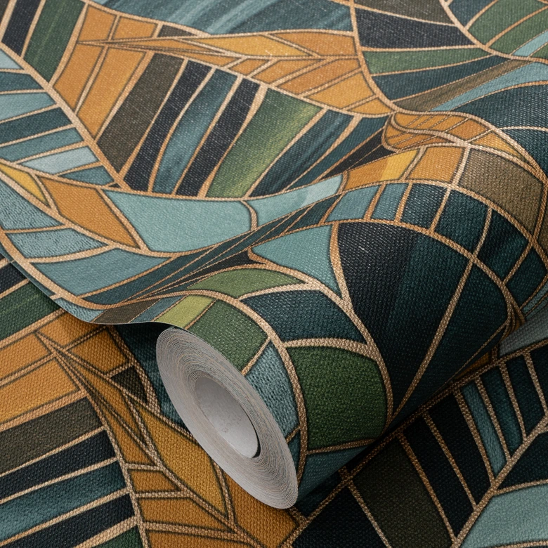 Tapeta flizelinowa SERENADE Elle Decoration 4, petrol 