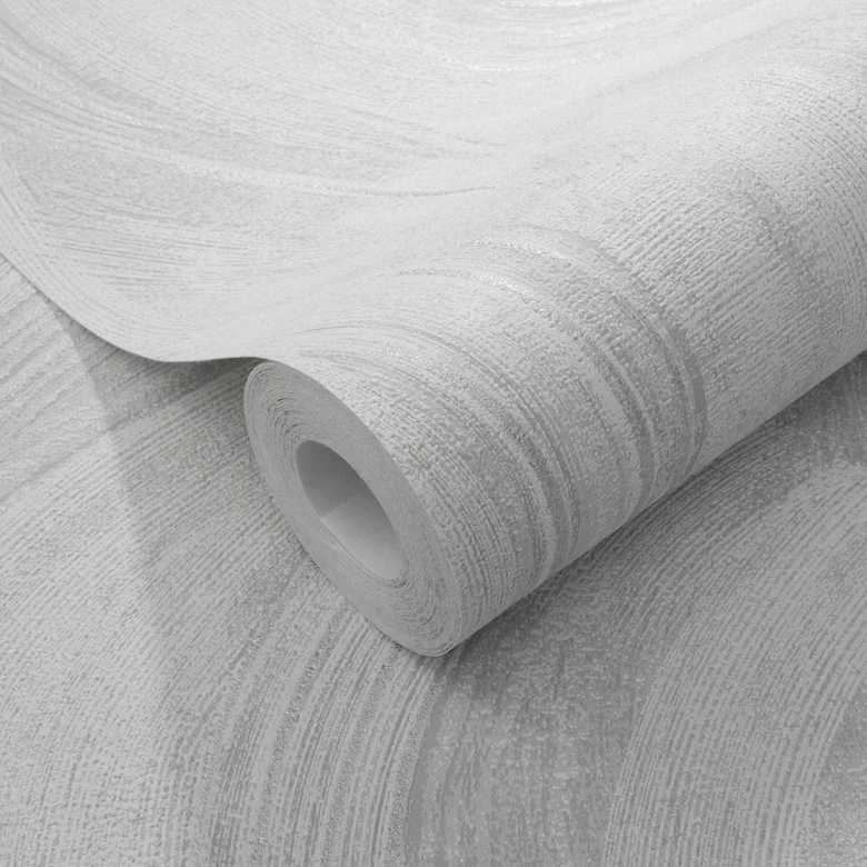 Papier peint graphique Opus gris 