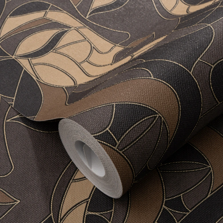 Tapeta flizelinowa MORETTA Elle Decoration 4, taupe 