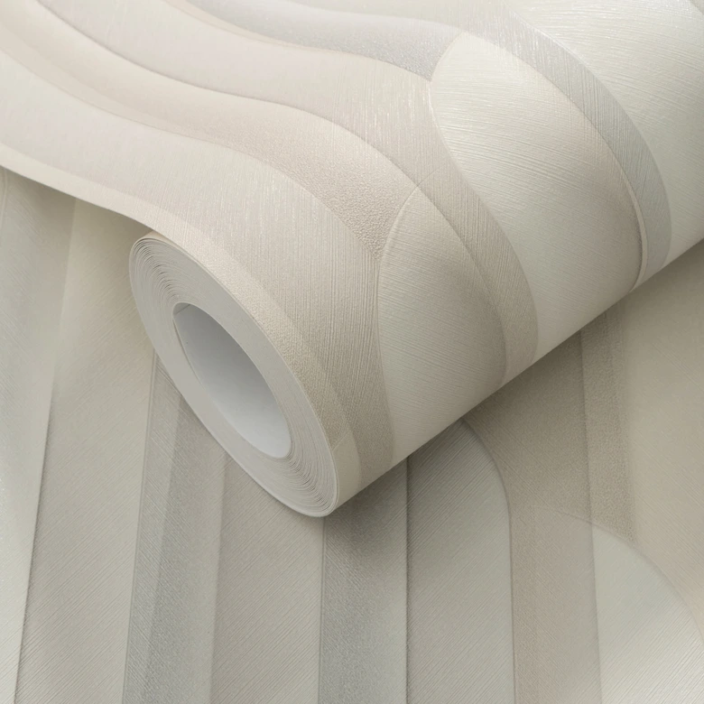 Papel pintado gráfico Elysium crema 