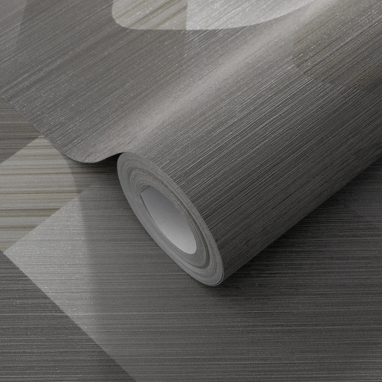 Papel pintado gráfico Elysium gris 