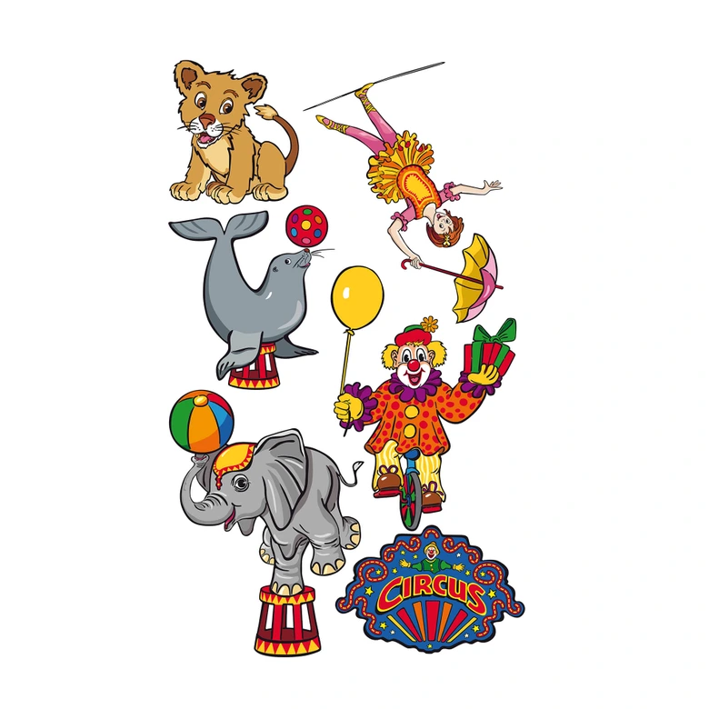 Sticker mural - Set Cirque 