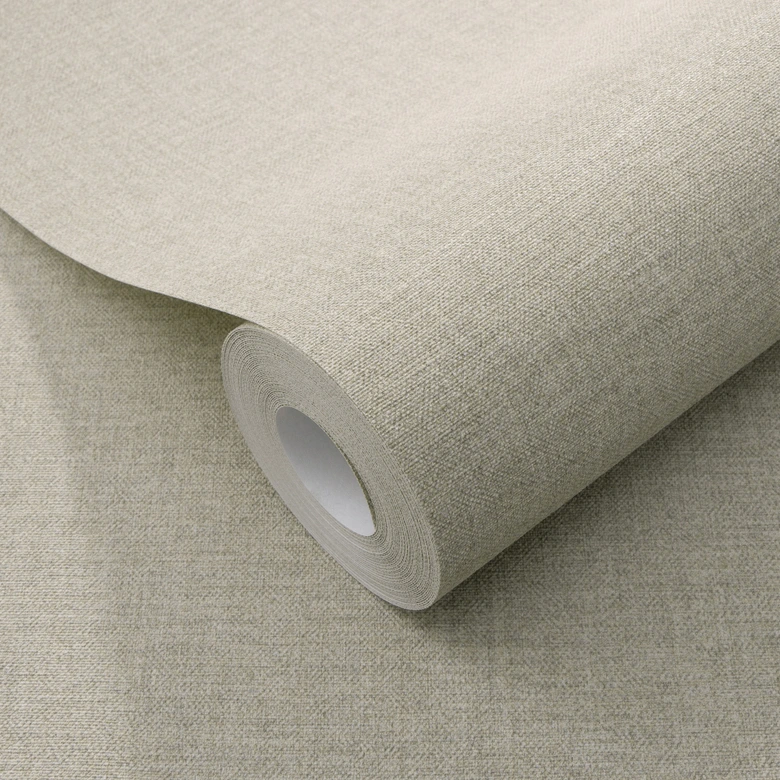 Vliestapete, Unitapete Secret Garden taupe 