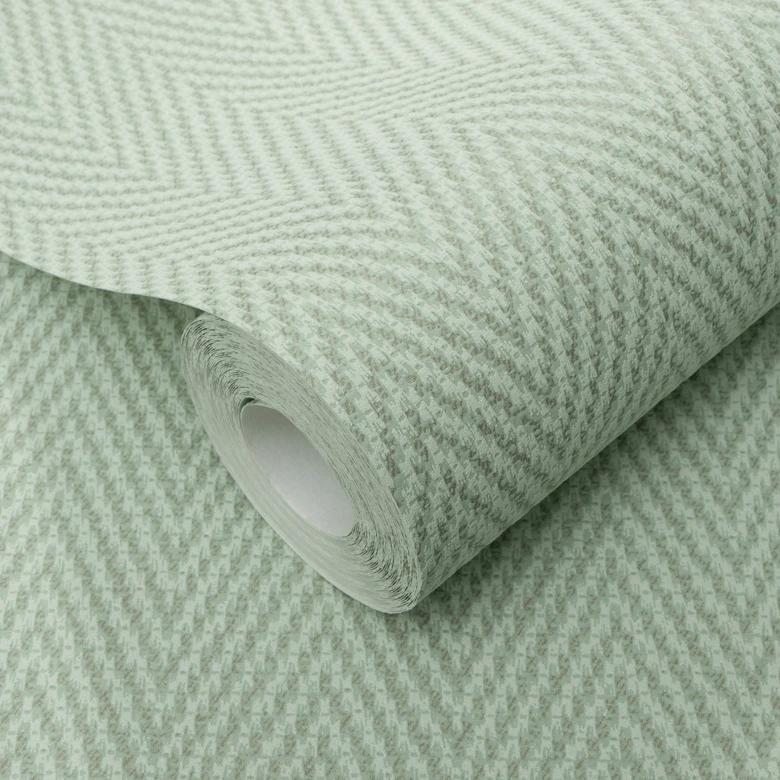 Vliestapete, Grafiktapete Cameo grün 