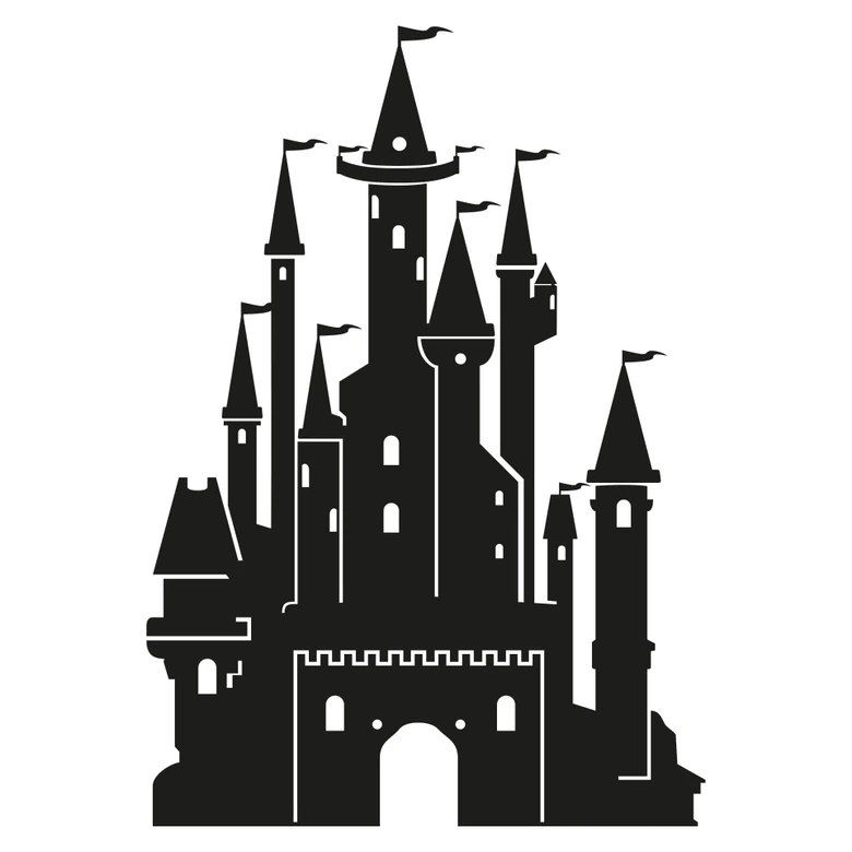 Wandtattoo Prinzen Schloss 
