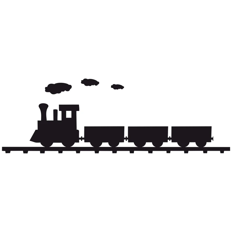 Sticker mural - Train à Vapeur 
