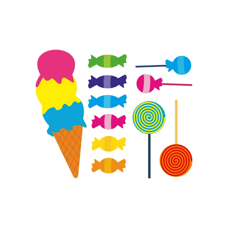 Sticker mural - Gourmandises 