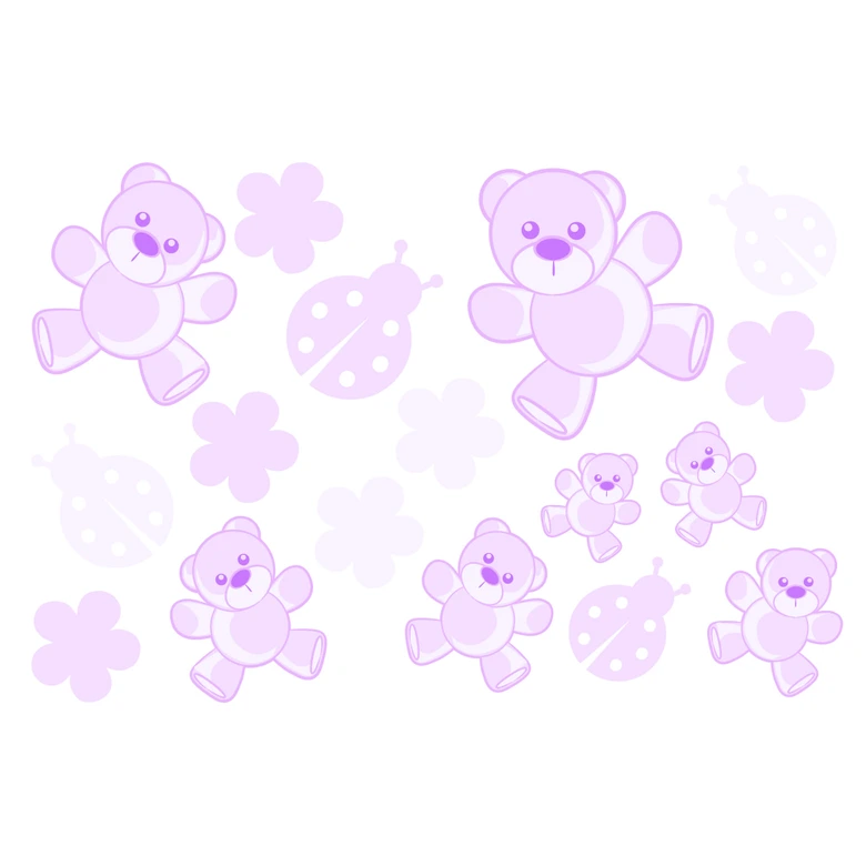Teddy Bears for Girls Wall sticker 