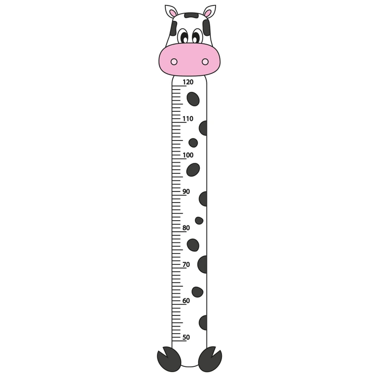 Muursticker Groeimeter Koe 