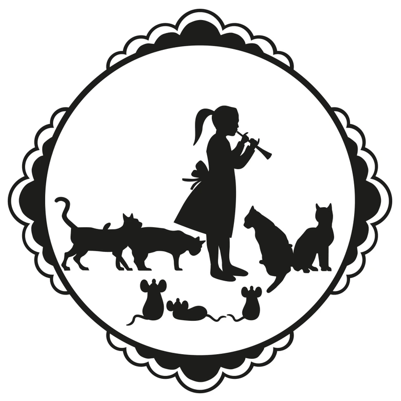 Mondo delle fiabe: suonatrice di flauto 