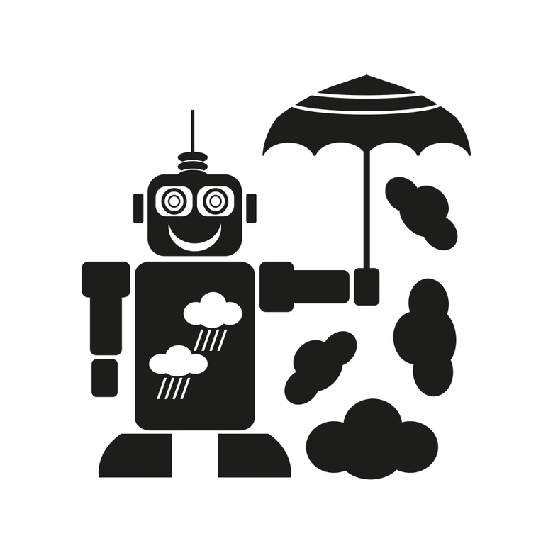 Robot Maddox wallsticker 
