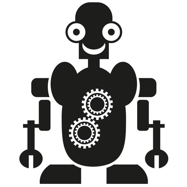 Robot Maurice wallsticker 