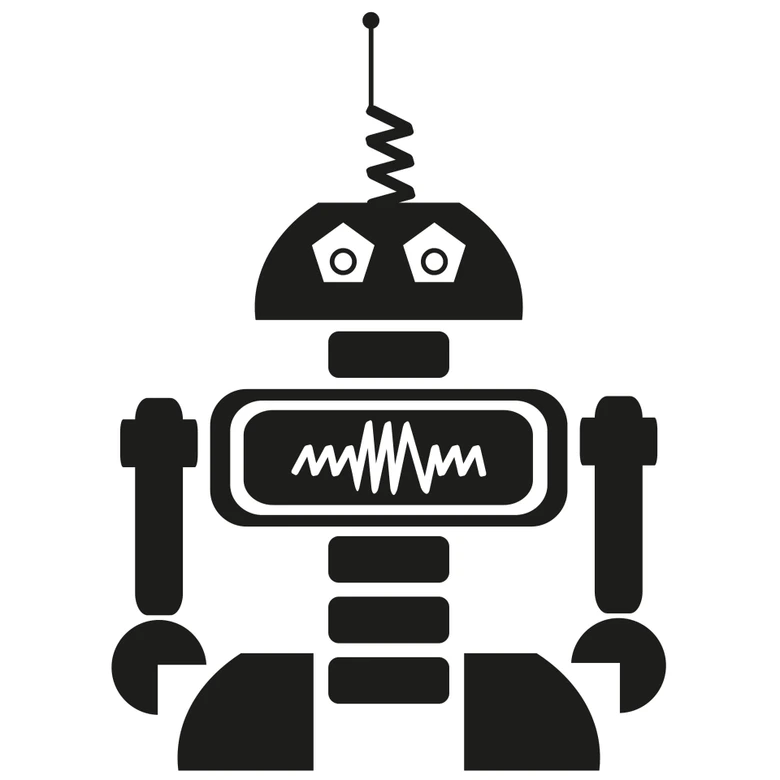 Sticker mural - Robot Ray 