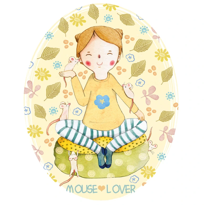 Loske - Mouse Lover Wall sticker 