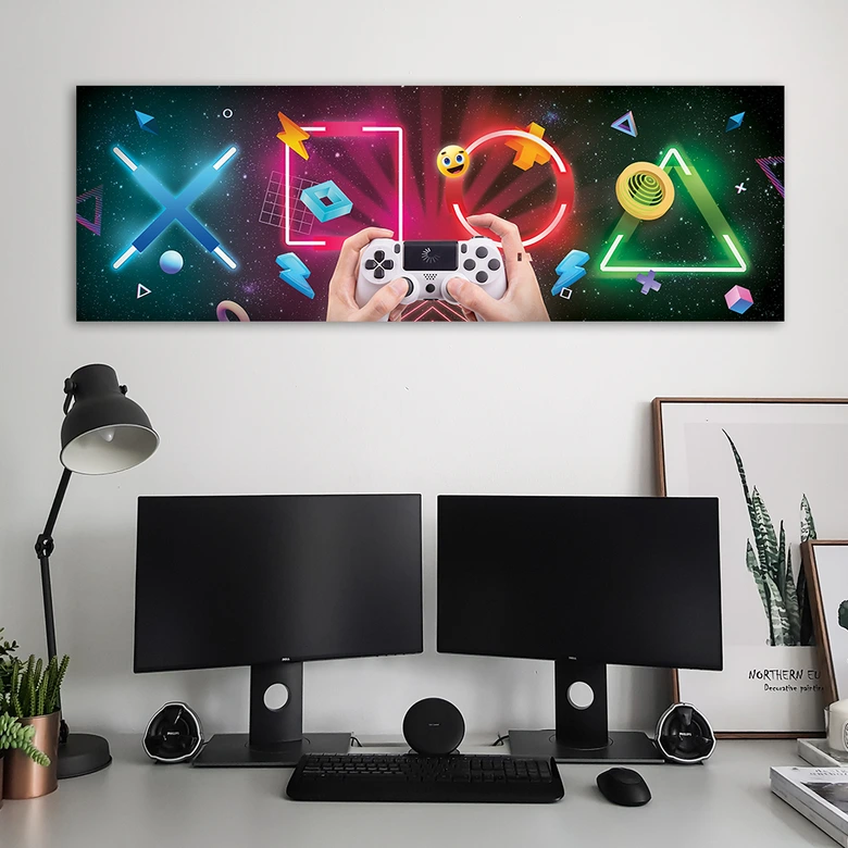 Leinwandbild, Spielkonsole für Gamers 