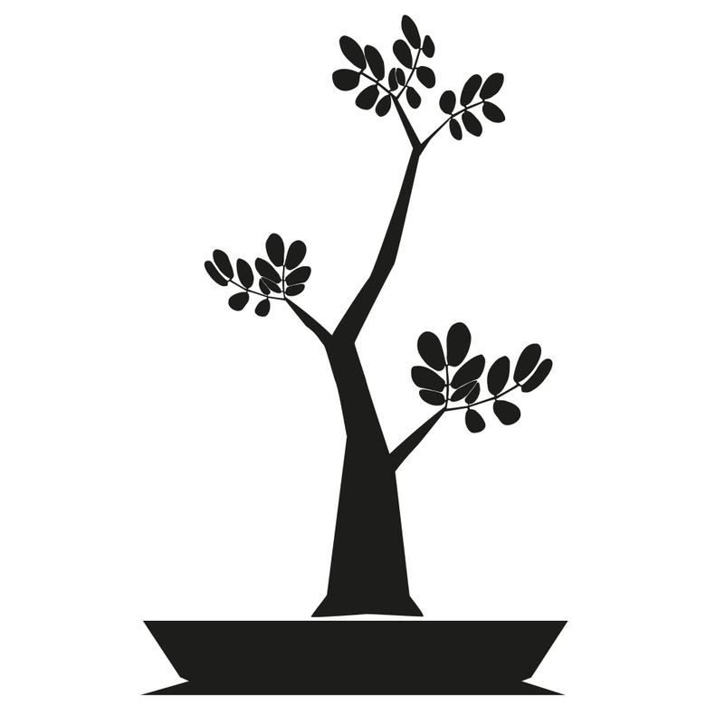 Wandtattoo Bonsai 