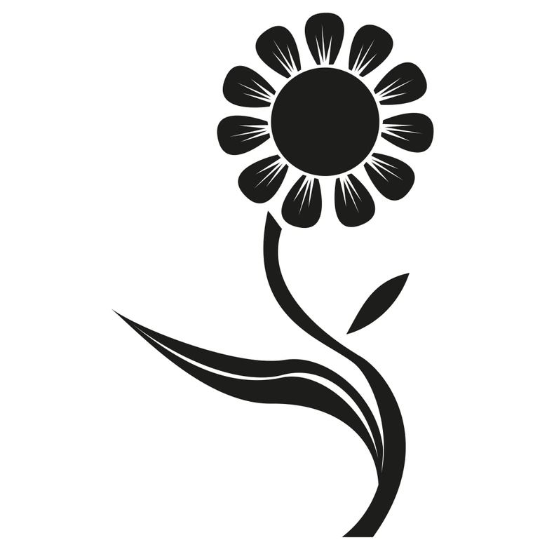 Wandtattoo Sonnenblume 1 