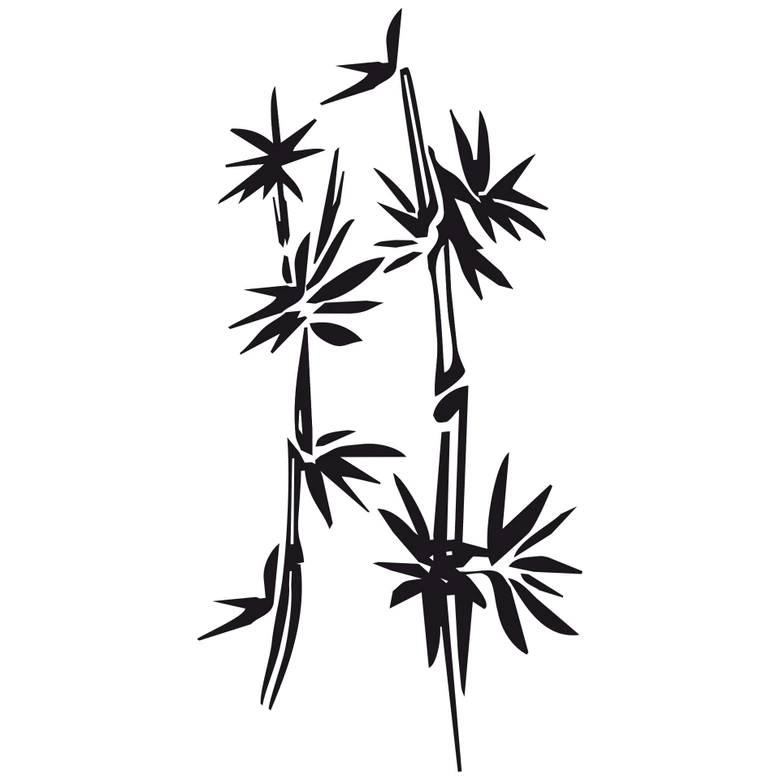 Wandtattoo Bambus 2 