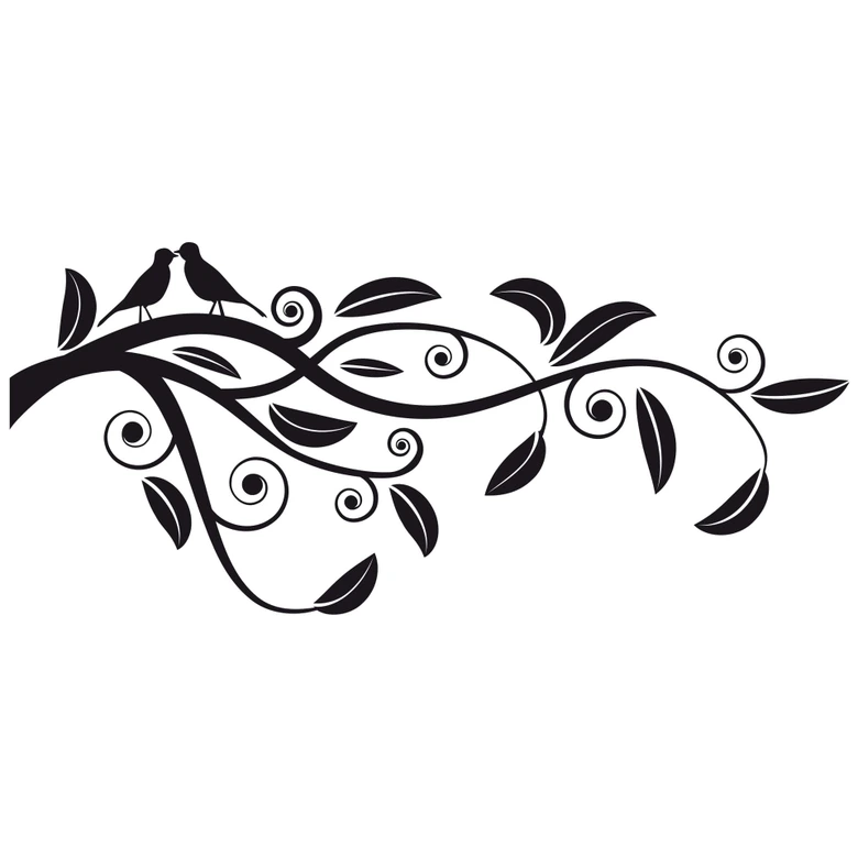 Wandtattoo Birds Garden 