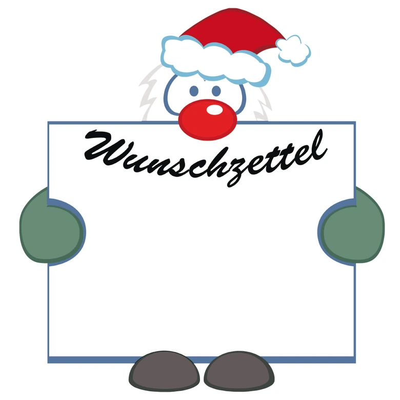 Wandtattoo Wunschzettel 