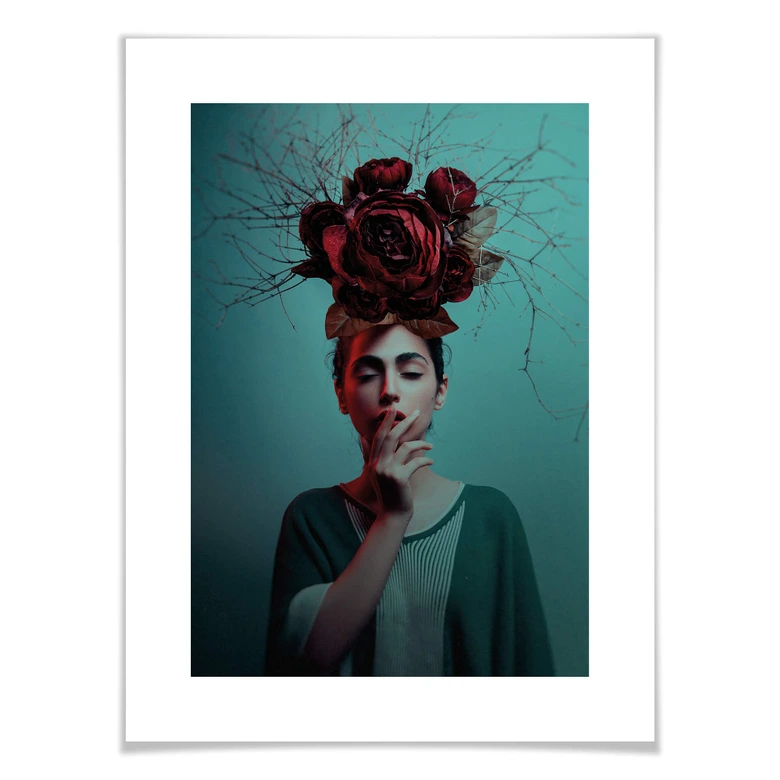 Poster Amin - Flowers in her hair 