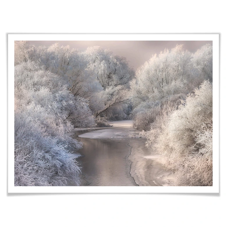 Poster Bela - Paysage hivernal 